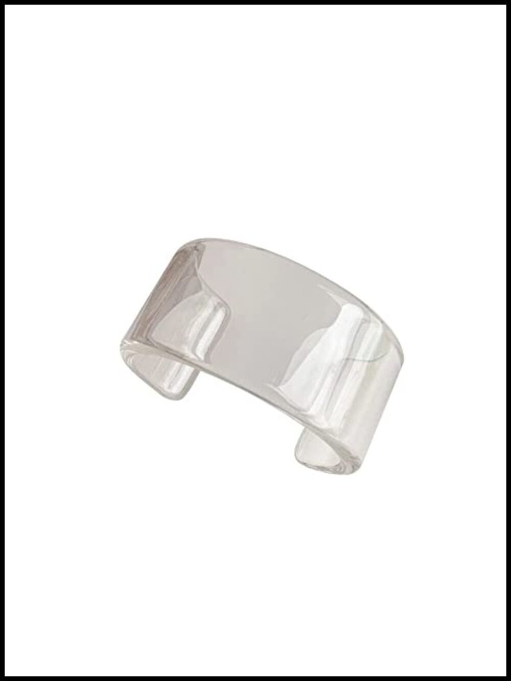 Colorful Acrylic Resin Open Cuff Bangle Bracelet Chunky Fashion Jewelry
